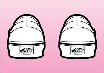 Vans Shoes - Free vector #149051